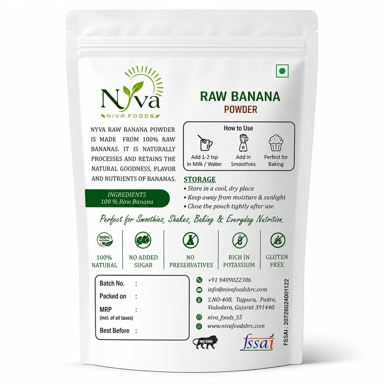Raw Banana Powder view 2